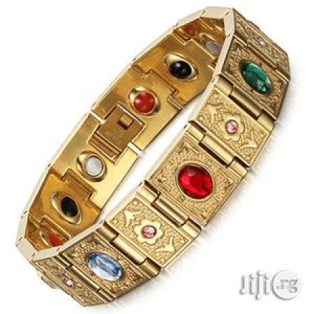 Multi Stone Magnetic Bracelet - Trendy & Therapeutic